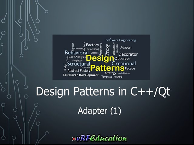 Design Patterns in C++/Qt – Adapter Pattern (Structure 1)