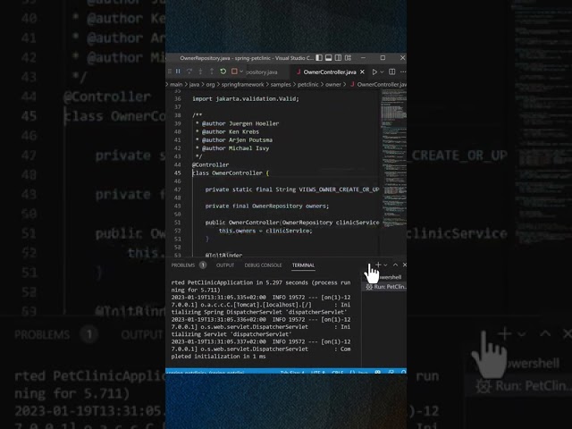 Getting started with #java and #springboot #techtok #vscode #Shorts #vscode