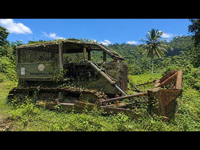 ARMY Bulldozer used in Vietnam sat for YEARS! Will it start? (This one surprised us)