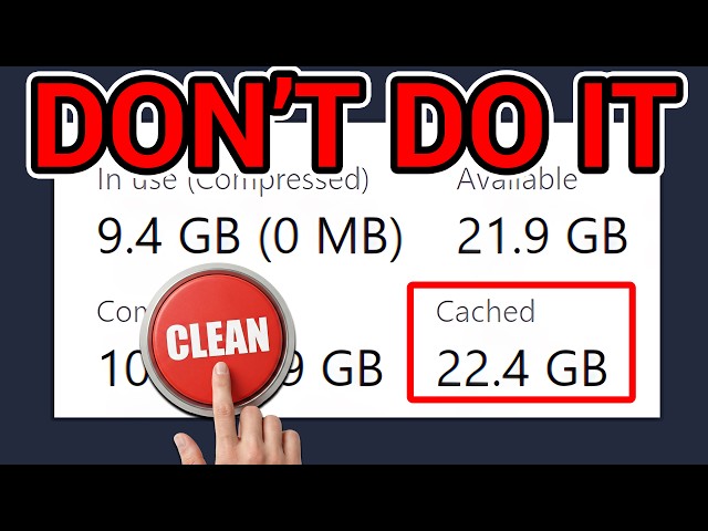 Stop Clearing Your RAM Cache! (Here’s Why)