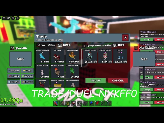 🔴 LIVE Roblox Steal Brainrot 🔥 Trade + Duel + PvP Battles | GoodTk
