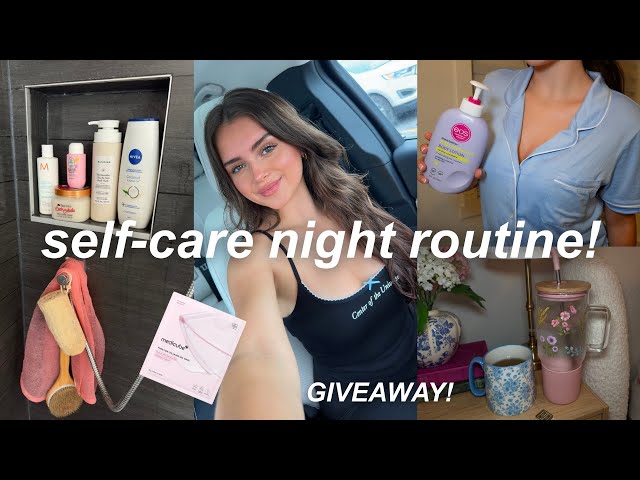 SELF CARE NIGHT ROUTINE: hygiene shopping, baking cookies, pamper session + GIVEAWAY! ✨