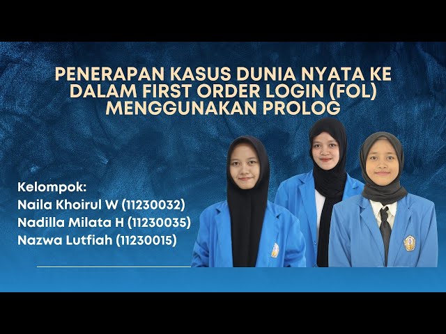 Tugas Matakuliah : Logika Matematika                                                         