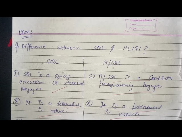 Difference Between SQL & PLSQL ? | DBMS | Full Explanation