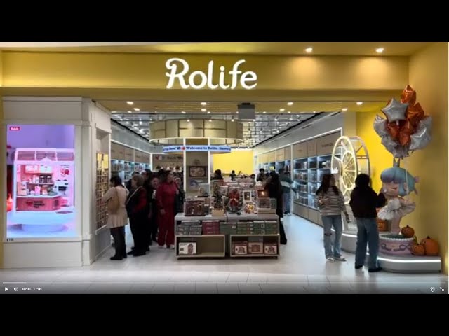 Recorrido por la tienda insignia de Rolife en EE. UU. en el American Dream Mall en East Rutherfor...