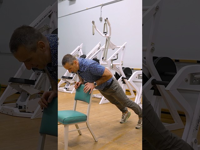 Isometric push-up - Exercise to strengthen tendons and ligaments w/ Prof. Keith Baar