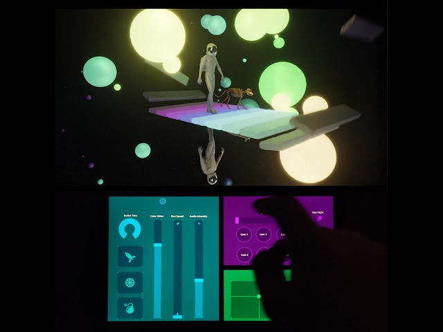 Unreal Engine 5 - Audio responsive interactive experience with OSC input