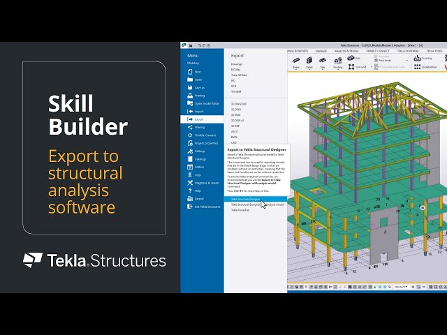 Exporting to Structural Analysis Software