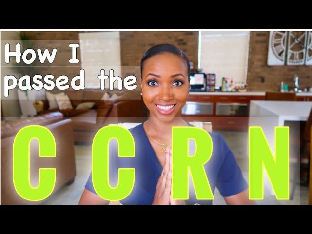 How to pass the CCRN exam! | A. Lee TV