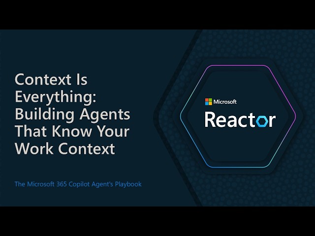 Context Is Everything: Building Agents That Know Your Work Context