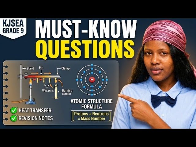 Master these grade 9  integrated science  question for KJSEA 2026