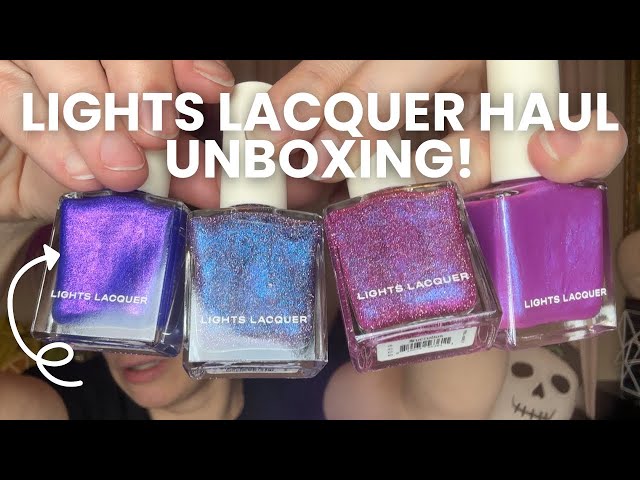 Lights Lacquer haul unboxing!
