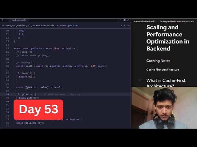 🔴 Day 53 of Learning Advance Backend And System Design (Live Coding)