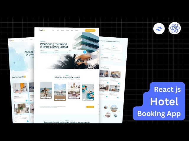 How to Build a Fully Functional Hotel Booking App with Live Data in React and Tailwind CSS