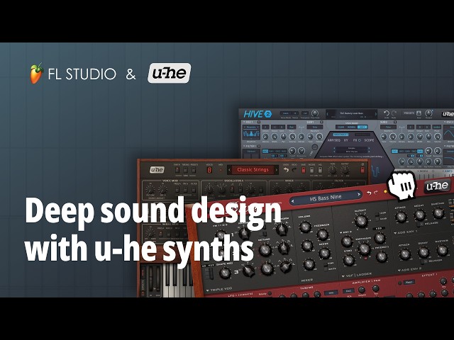 Deep sound design with u-he synths in FL Studio