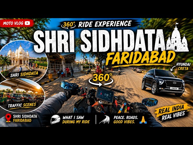 What I Saw During My 360° Ride to Shri Sidhdata 😮🏍️ #rider #vlog #KTM @SammyBishtt 