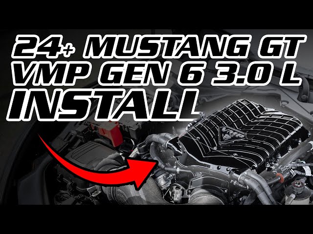 2024+ Mustang GT and Dark Horse VMP Gen 6 3.0 L Supercharger Kit Installation Video