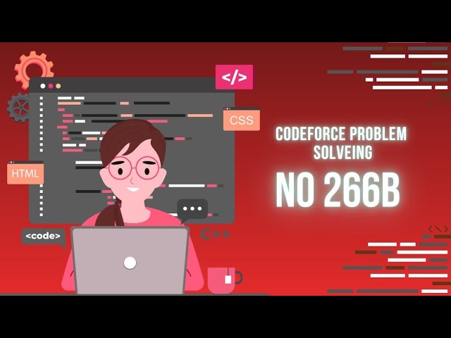 Codeforces Problem Solving | Problem 266B | C++ Explained | Easy Logic 🔥