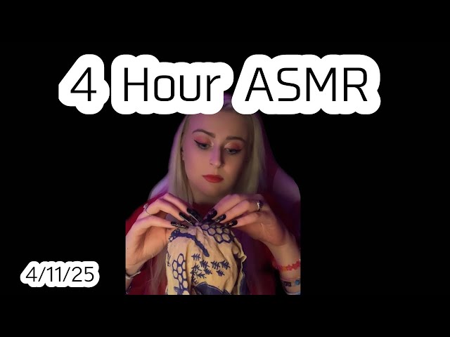 4 Hours of ASMR for Relaxation- Livestream Recap 4/11/25 (swug_asmr)