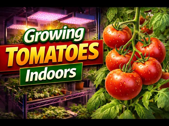 Growing Tomatoes Indoors!