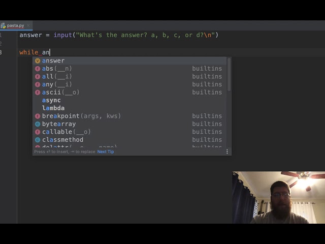 Python: While Loop for Input Validation