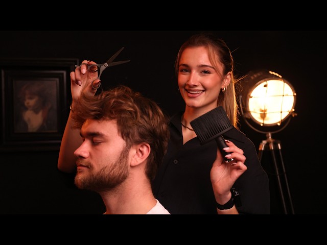 ASMR Giving My Brother a Haircut!