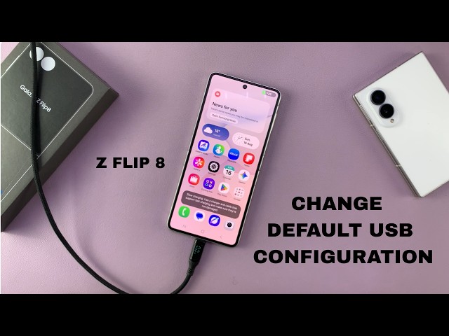 How To Change Default USB Configuration On Samsung Galaxy Z Flip 8