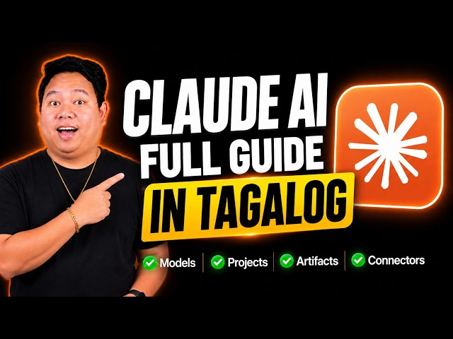 Claude AI Full Tutorial Tagalog for Beginners | Step-by-Step
