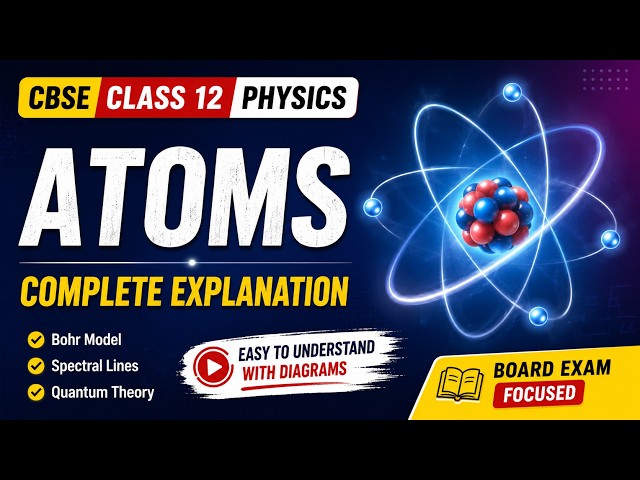 CBSE Class 12 Physics Atoms Video Explanation
