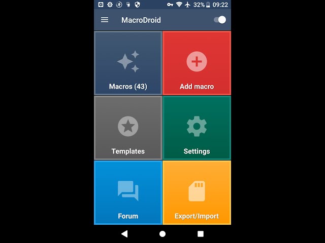 MacroDroid, Android automation. Replacement for Llama, Tasker and Automate) (Jacob L)