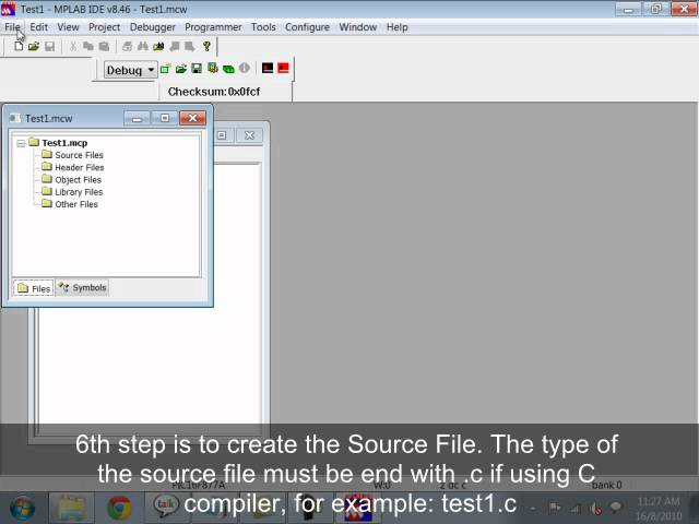 How to program 16F with MPLAB IDE