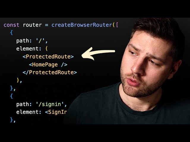 Custom Protected Route Component in React