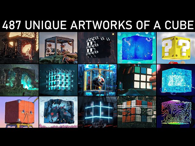 487 renders of the Default Cube!