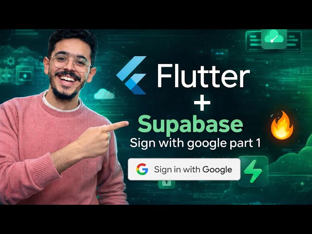 Flutter Sign In with Google using Supabase part 1 | #005