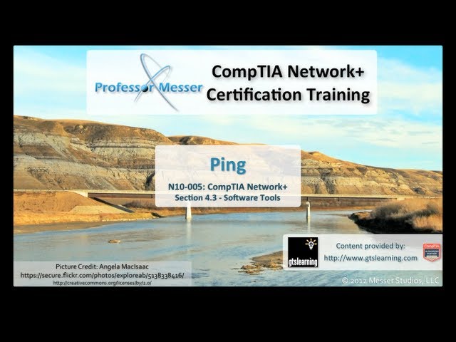 The Ping command - CompTIA Network+ N10-005: 4.3