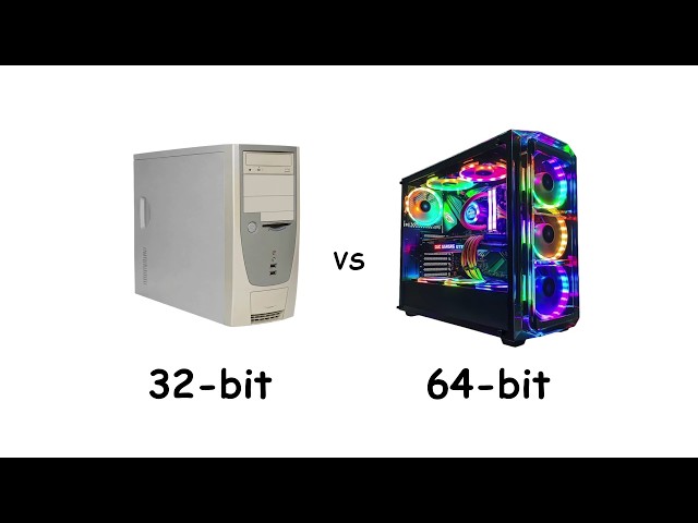 What's the difference between 32-bit and 64-bit?