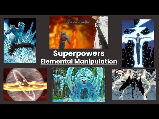 Elemental Manipulation in 1 Minute