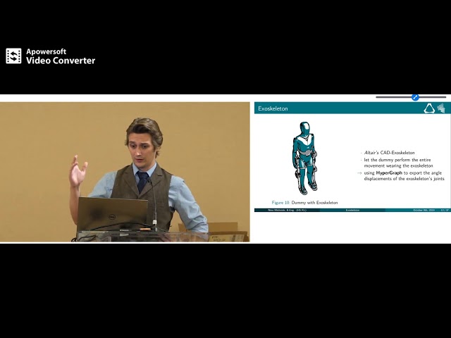 Presentation at Model-Based Development Symposium (GATC) 2019 - Exoskeleton Modelling
