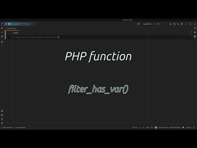 How to check request variables with filter_has_var()? Unlocking filter_has_var() for Robust Input
