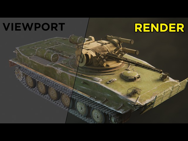 How I make the renders for my tank videos