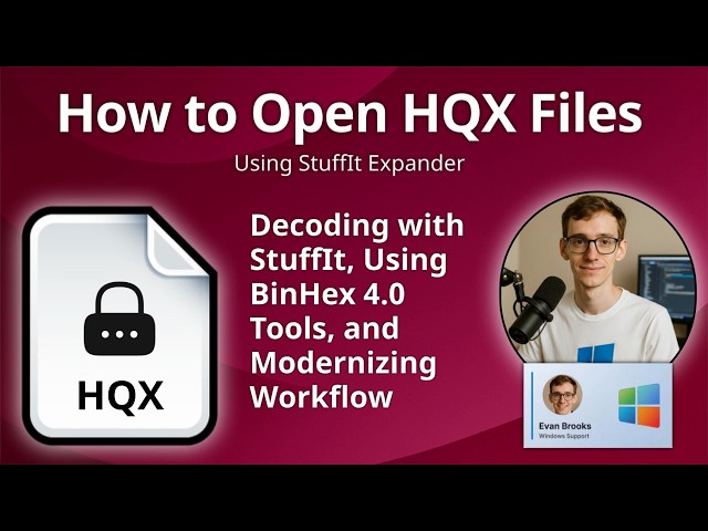 How to Open HQX Files (BinHex Encoded)