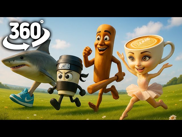 ITALIAN BRAINROT All Movie Collection! | 360° VR