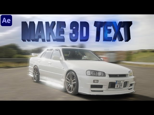 Animated 3D Text in After Effects (Element 3D)