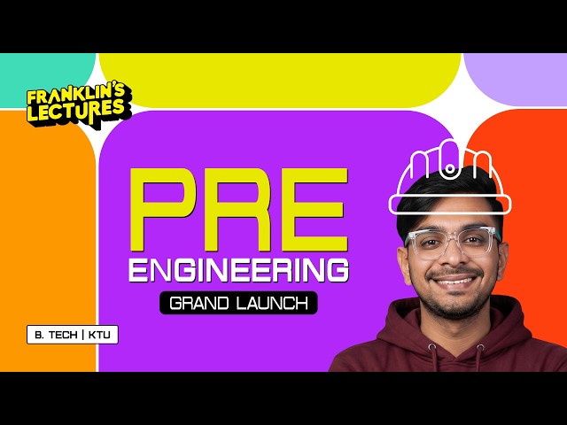 Learn basics before B.Tech | Franklin's lectures | KEAM aspirants