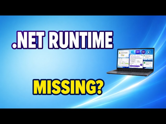 Must Install .NET Desktop Runtime? Fix Windows 11 App Launch Error Safely