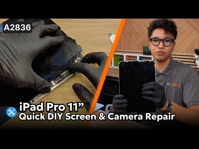 iPad Pro 11" M4 (A2836) Screen & Rear Camera Replacement | Quick DIY Tutorial