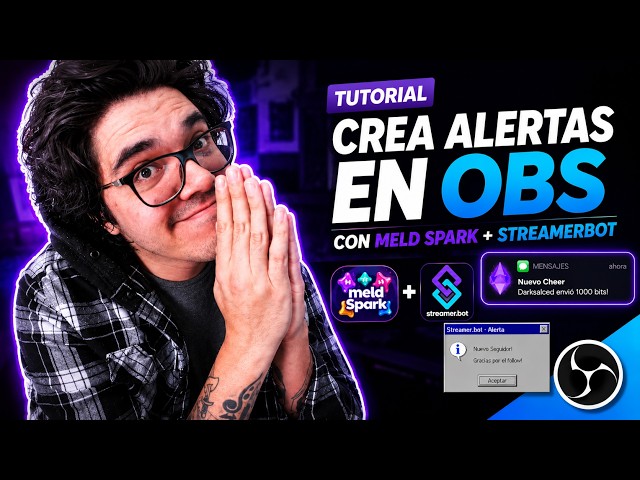 FREE AI Overlays for OBS using StreamerBot + Meld Spark | Full Tutorial