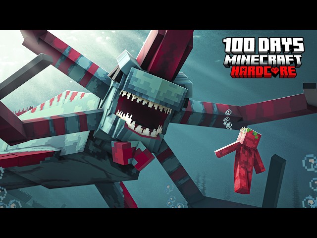 100 DAYS IN THE MOST DANGEROUS SUBNAUTICA OCEAN IN MINECRAFT