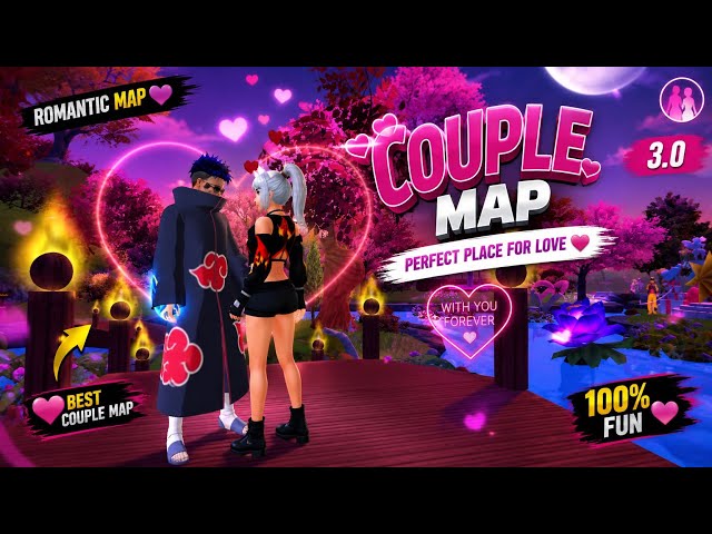 COUPLE  MAP CODE FREE FIRE CRAFTLAND | New Couple Map #freefire #love #craftland Craftland