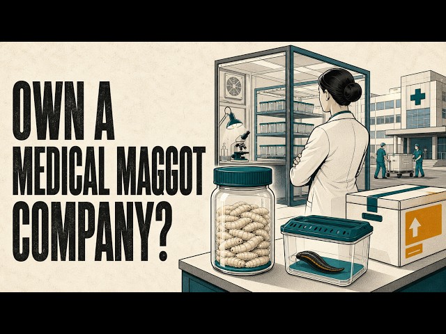 How a Company Sells Live Maggots to Hospitals